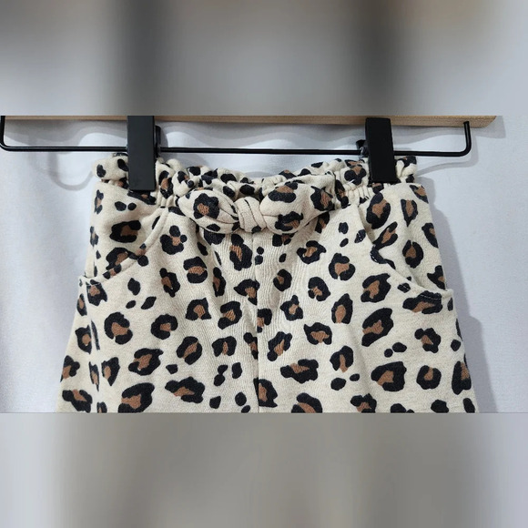 Garanimals 18M Animal Print Paperbag Waist Leggings Bow Pockets - Picture 2 of 6